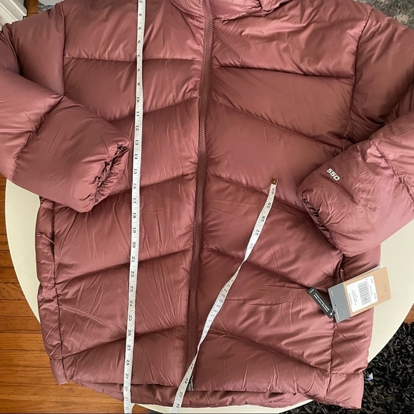 The North Face Women’s Palomar Down Parka Coat Marron Purple Size Medium New - Picture 4 of 13